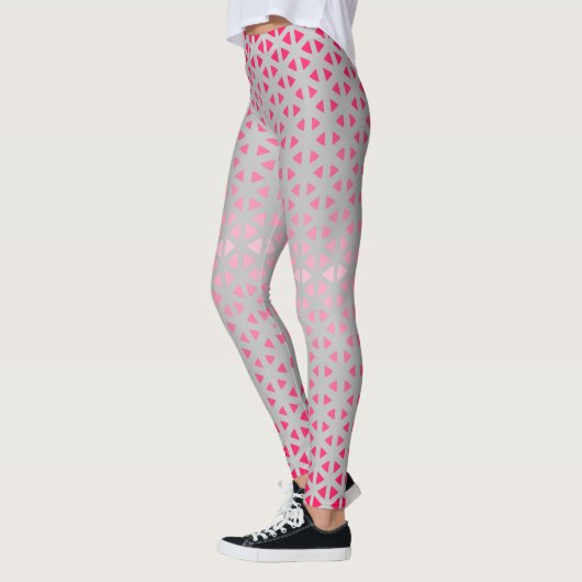 Leggings van Triangle.Pattern.shade.pink.02 Lgrey  (Links)