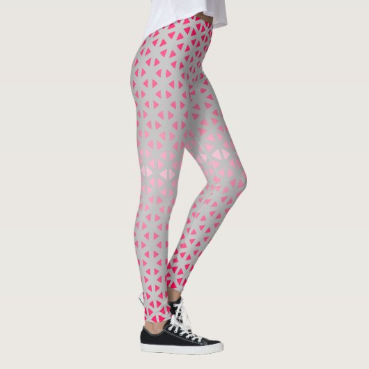 Leggings van Triangle.Pattern.shade.pink.02 Lgrey (Rechts)