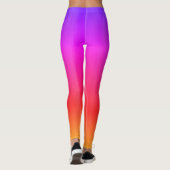 Leggings van Tropical Sunset Ombré (Achterkant)
