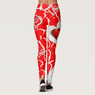 Leggings van valentijnse