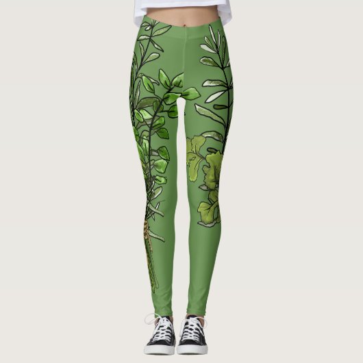 Leggings van verse kruiden (Voorkant)