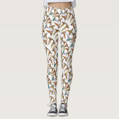 Leggings van vliegende wilde fazanten (Voorkant)