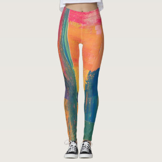 Leggings van vrouwen | Eco Fitness Painting