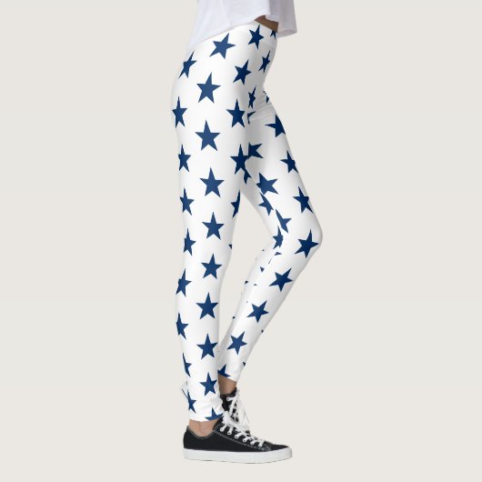 Leggings van vrouwen — patriottische sterren (Rechts)