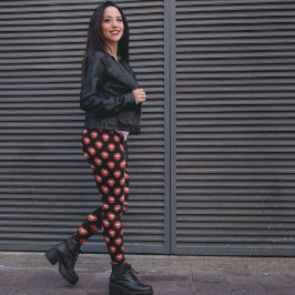 Leggings van warme lippen - Prachtig