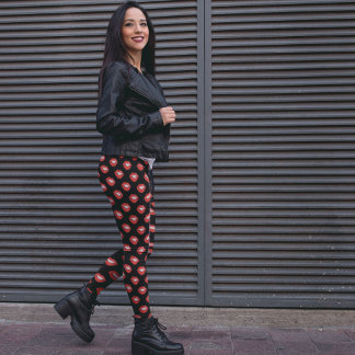 Leggings van warme lippen - Prachtig