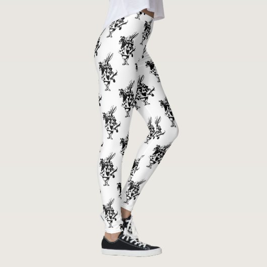 Leggings van witte konijnen (Rechts)