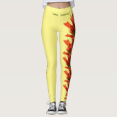 Leggings van Wyoming State Flower Indian Paintbors (Voorkant)