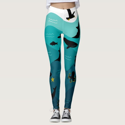 Leggings van zeeen (Voorkant)