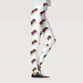 Leggings Vanille Chocolat Crème de glace Sandwich Junk Food (Droite)