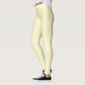 Leggings Vanille Jaune Blanc Couleurs Modèle moderne (Gauche)