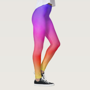 Leggings Vapeur Arc-en-ciel
