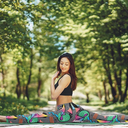 Leggings Vaporwave Synthwave Style Rétro 90