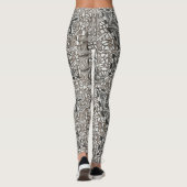 Leggings variation zen noire et blanche (Dos)