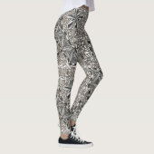 Leggings variation zen noire et blanche (Droite)
