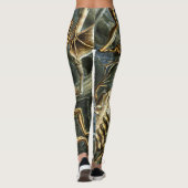 Leggings Variété d'Ernst Haeckel de grenouilles exotiques : (Dos)