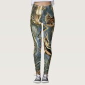 Leggings Variété d'Ernst Haeckel de grenouilles exotiques : (Devant)