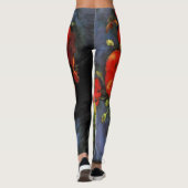 Leggings Vase avec des pavots rouges par Vincent van Gogh (Dos)