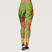 Leggings Vase avec Oleanders et livres par Vincent van Gogh (Dos)