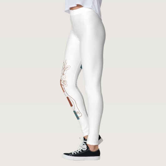 Leggings Vase de fleurs (Gauche)