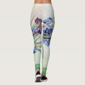 Leggings Vase de fleurs avec iris de Vincent van Gogh (Dos)