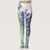 Leggings Vase de fleurs avec iris de Vincent van Gogh (Devant)