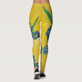 Leggings Vase Van Gogh avec Iris Classic Impressionnisme (Dos)