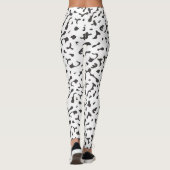 Leggings Vecteur Abstrait sans couture Motif Amorphe (Dos)