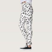 Leggings Vecteur Abstrait sans couture Motif Amorphe (Gauche)