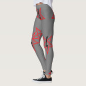 Leggings Veille rouge et noire d'Anton LaVey sur Grey (Gauche)