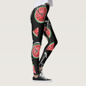 Leggings Vélos à roue de pastèque, motif d'été. (Droite)