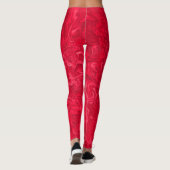 Leggings velours rouge.... (Dos)