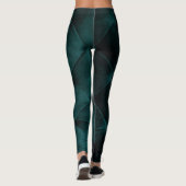 Leggings Velvet Green : Élégance textile malachite (Dos)
