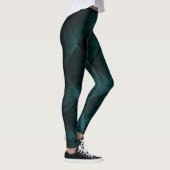 Leggings Velvet Green : Élégance textile malachite (Droite)