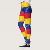 Leggings Venezuela : drapeau patriotique vénézuélien (Gauche)