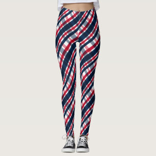 Leggings Ventilateur de sports Washington bleu blanc rouge