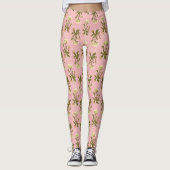 Leggings venus flytrap floral spider web (Devant)