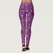 Leggings Ver à vin (Dos)