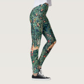 Leggings VERDURE, Hares d'ANIMAUX FORESTIERS, Renard, Flora (Droite)