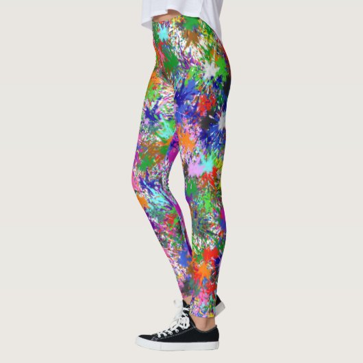 Leggings - Verf Spletters één (Links)