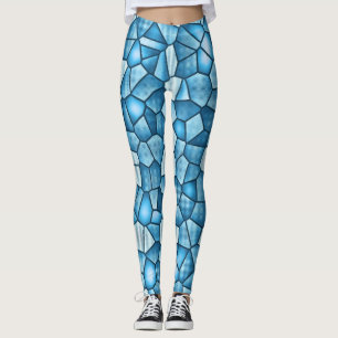 Leggings Verre Bleu tendance printemps & été