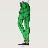 Leggings Verre brisé vert (Gauche)