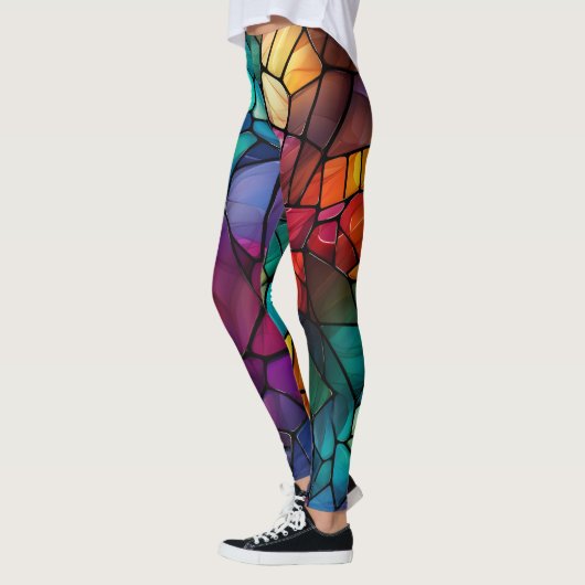 Leggings Verre Coloré, Vivid, Flashy (Gauche)