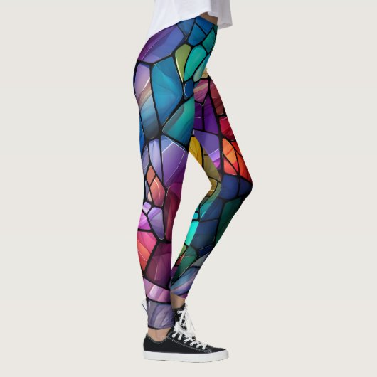 Leggings Verre Coloré, Vivid, Flashy (Droite)