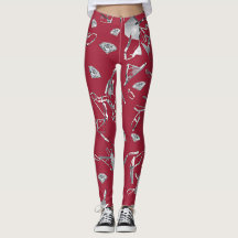 Verre et diamants brisés en rouge