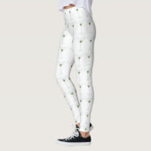Leggings Verre et olive frais de Martini avec le monogramme (Gauche)