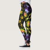 Leggings Verre floral Coupe de kaléidoscope (Gauche)