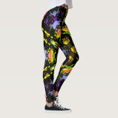 Leggings Verre floral Coupe de kaléidoscope (Droite)