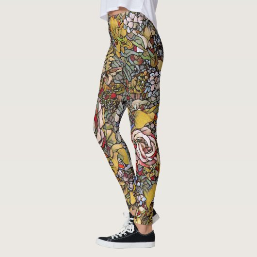 Leggings Verre verni Botanique Floral (Gauche)