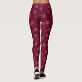 Leggings Verres de vin pompette (Dos)